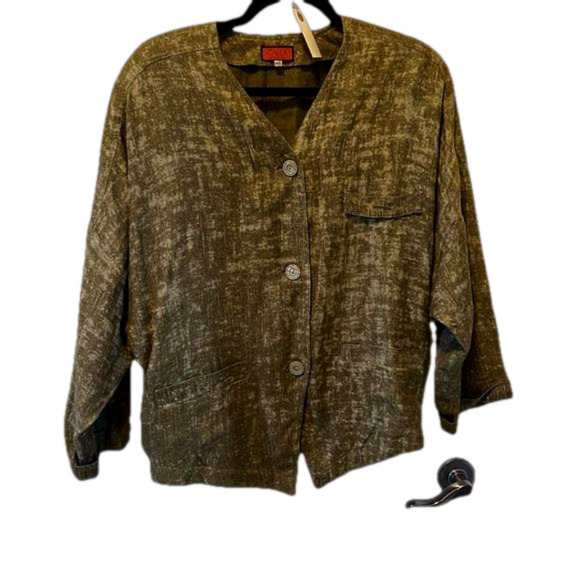 22. Calla Linen Blazer - Made In Italy - Picture 1 of 4